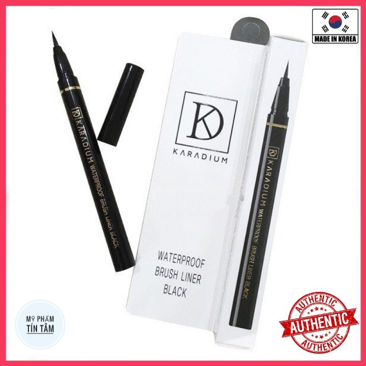 Bút kẻ mắt nước Karadium Waterproof Brush Liner Black Hàn Quốc