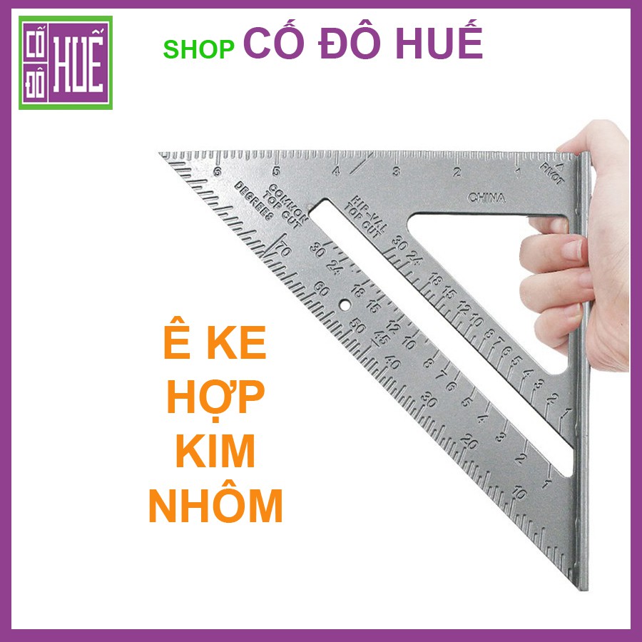 Ê Ke Góc chuyên dụng, Nhôm Nguyên Khối - Bền, Đẹp, Chính xác (eke)