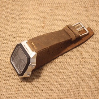 Dây da Casio Ae1200 - Da sáp ngựa Handmade (Tặng kèm khoá + cây thay dây )