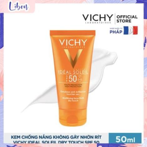 Kem chống nắng Vichy SPF 50 Ideal Soleil Emulsion Anti-Brillance mã MP47