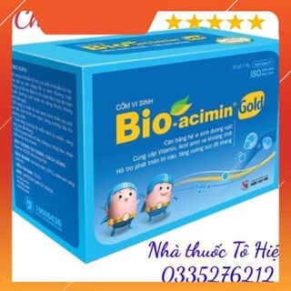 Bio-Acimin Gold+ - Cốm vi sinh giúp tiêu hoá khoẻ, trẻ ăn ngon