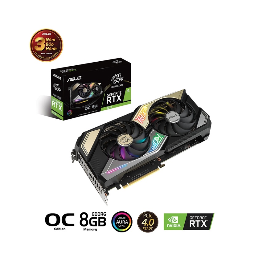 Card màn hình Asus KO-RTX3070-O8G GAMING (Limited)