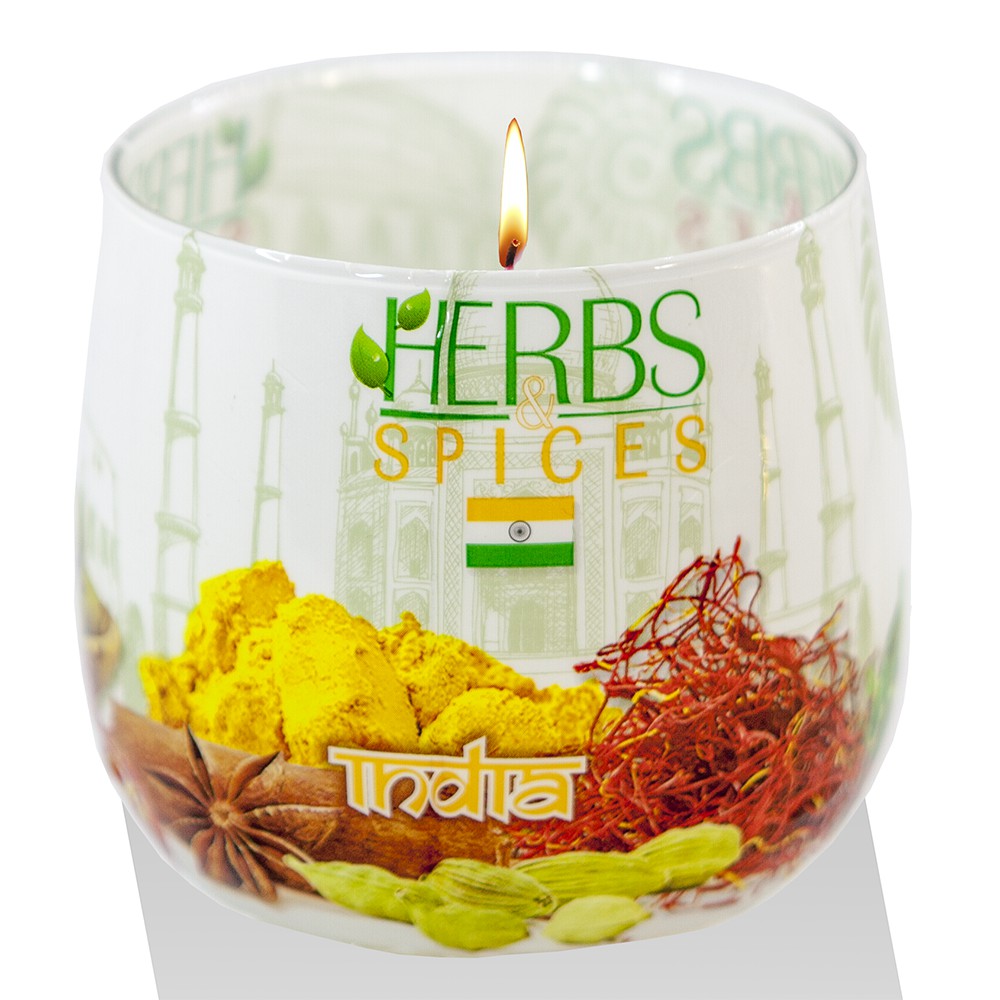 Nến thơm thiên nhiên Bartek Herbs & Spices 100g - hương thảo mộc, khử mùi, không khói (giao mẫu ngẫu nhiên)
