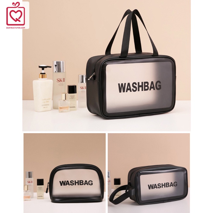 Túi đựng mỹ phẩm du lịch chống nước Wash Bag, Túi đựng trong suốt đa năng