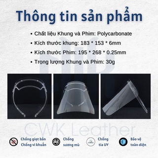 Kính chống giọt bắn cao cấp không vướng mắt kính, không bị sương mù