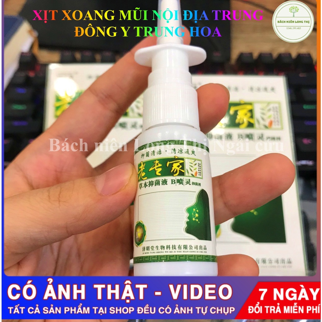 （LUÔN CÓ SẴN) XỊT VỆ SINH MŨI - XỊT XOANG MŨI JIMINGTANG 20ML NỘI ĐỊA TRUNG QUỐC