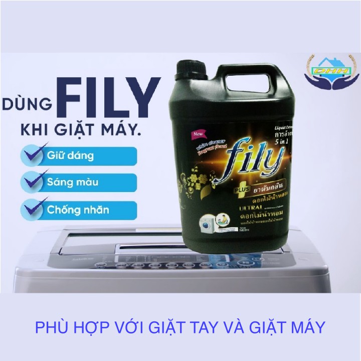 Nước Giặt Xả công nghệ Thái Lan 5in1 Lưu hương Thơm comfor thơm lâu suốt 24h FILY