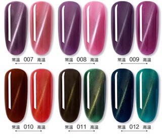 Sơn gel mắt mèo đổi màu