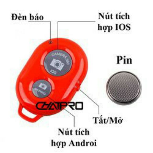 Remote Bluetooth chụp hình từ xa cho điện thoại | BigBuy360 - bigbuy360.vn