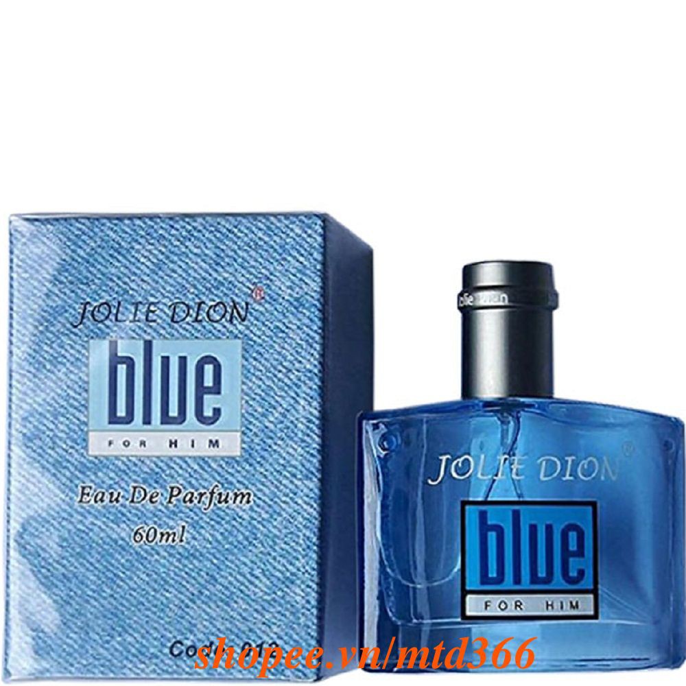 Nước Hoa Nam 60ml Jolie Dion Blue For Him Eau De Parfum Natural Spray.