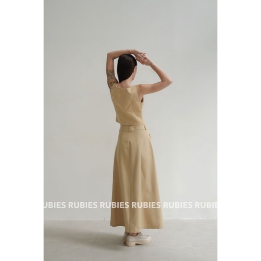 Chân váy kaki dài CHARLY SKIRT by RUBIES