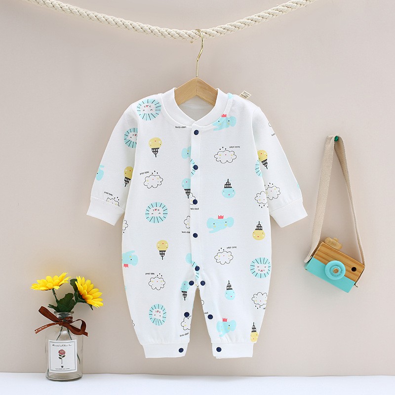 Body dài tay bodysuit liền thân họa tiết đáng yêu cho bé sơ sinh từ 3-12kg, hàng cao cấp xuất Hàn - BD25