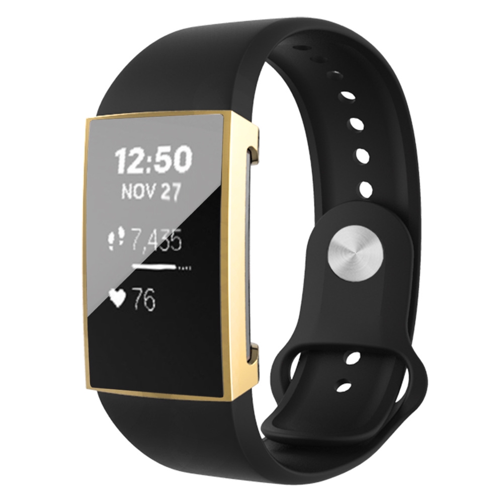 Vỏ Tpu Trong Suốt Bảo Vệ Chống Trầy Cho Đồng Hồ Thông Minh Fitbit Charge 3 Band