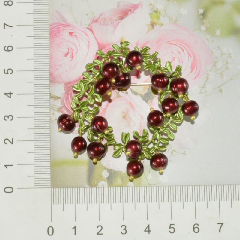 Cài áo thời trang hình hoa đính ngọc GC263