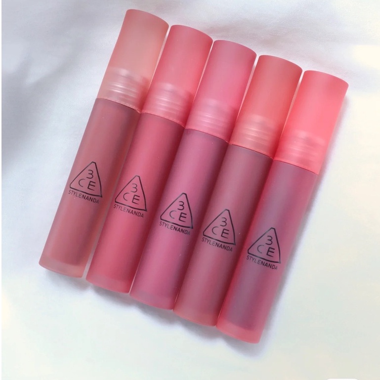 Son Tint Bóng 3CE Blur Water Tint - Sepia - Pink Guava- Double Wind- Bake Beige- Coral Moon- Breeze Way