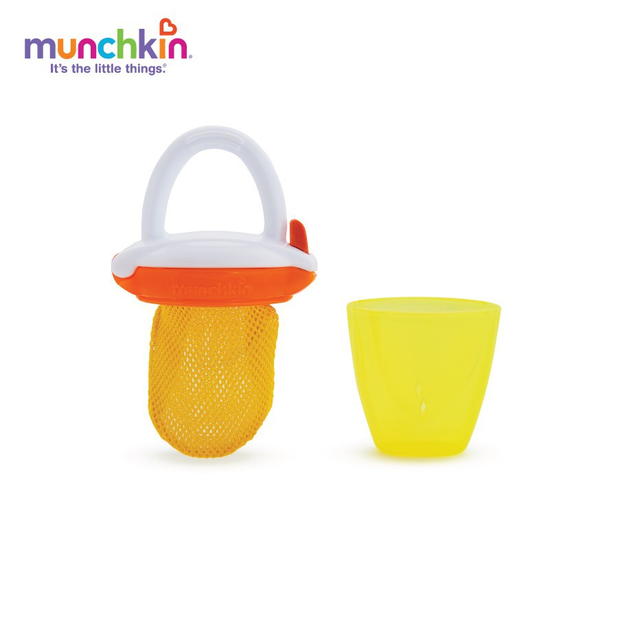 [Chính Hãng] Túi ăn chống hóc có nắp Munchkin - túi nhai ăn dặm chống hóc cho bé