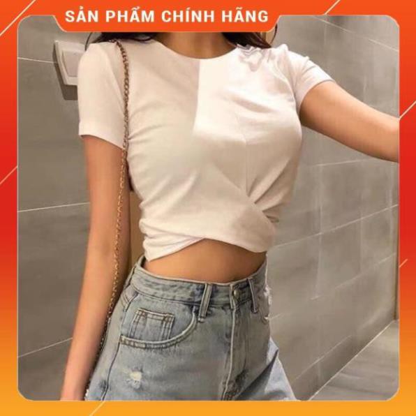 Áo Croptop Xoắn Bụng Cá Tính D&N ( Áo Thun Croptop Dễ Thương) cho bạn thêm xinh đẹp và tự tin dạo phố