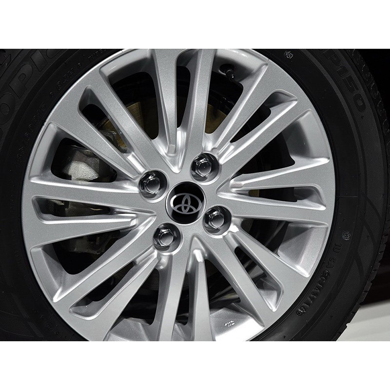 Bộ 4 Miếng Dán Logo Mugen Trang Trí Bánh Xe Hơi Toyota