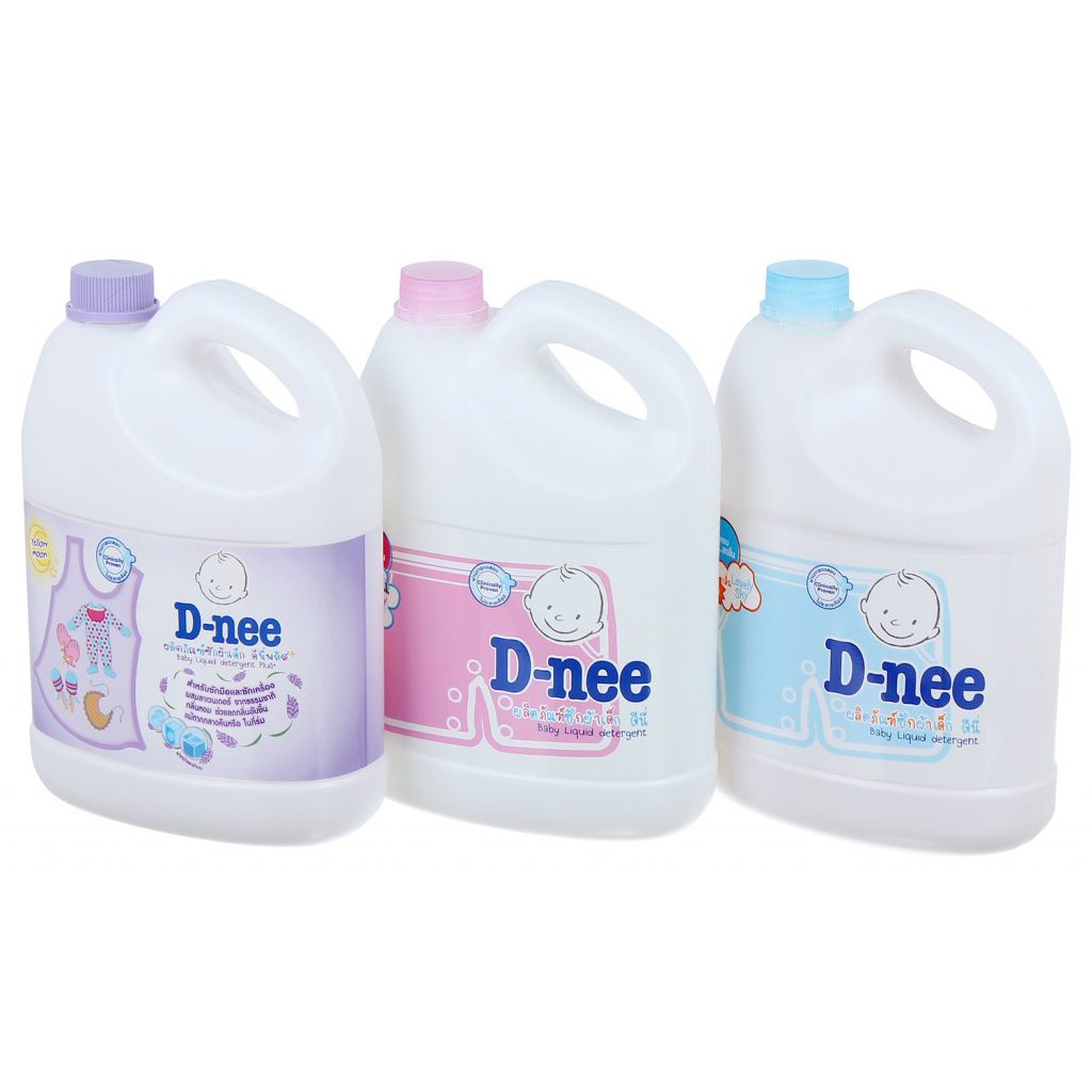 (Chính hãng có tem Đại Thịnh) Nước giặt quần áo em bé Dnee can 3000ml