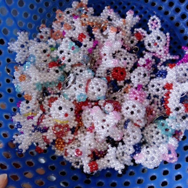 Móc khóa từ hạt cườm