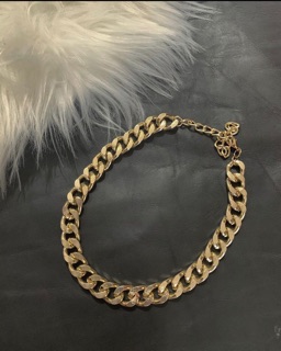 Vòng choker xích vàng