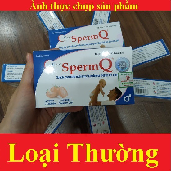 (CHE_TÊN) SpermQ  [Sperm Q]– Mạnh tinh trùng,tăng sức khỏe nam giới,giảm vô sinh,giúp mang thai tự nhiên,hộp 30 viên | BigBuy360 - bigbuy360.vn