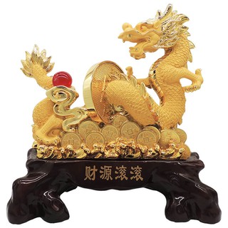 Tượng rồng vàng phong thủy