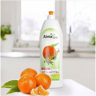 Nước rửa chén hữu cơ Almawin hương quýt 1 lít