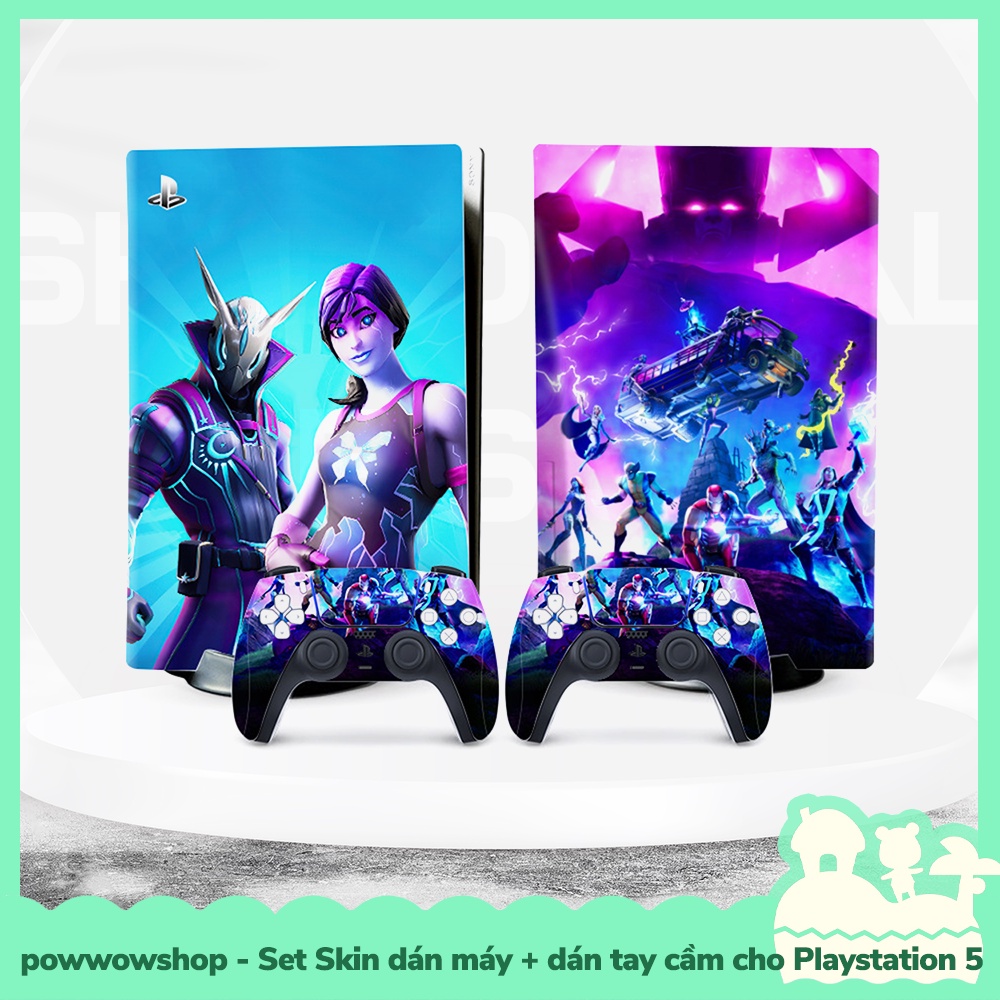 [Sẵn VN - Hỏa Tốc] Phụ Kiện Set Skin Decal Dán Máy Game Và Tay Cầm Cho Máy Game Playstation 5 PS5 Amazing Manga &amp; Comics