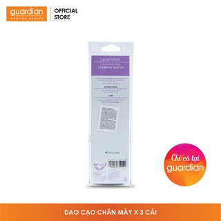 Dao Tỉa Chân Mày Guardian 3 Cây