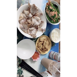 mực khô mini