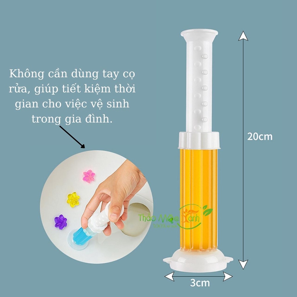 Gel thơm khử mùi bồn cầu với 6 mùi hương tùy chọn diệt khuẩn toilet