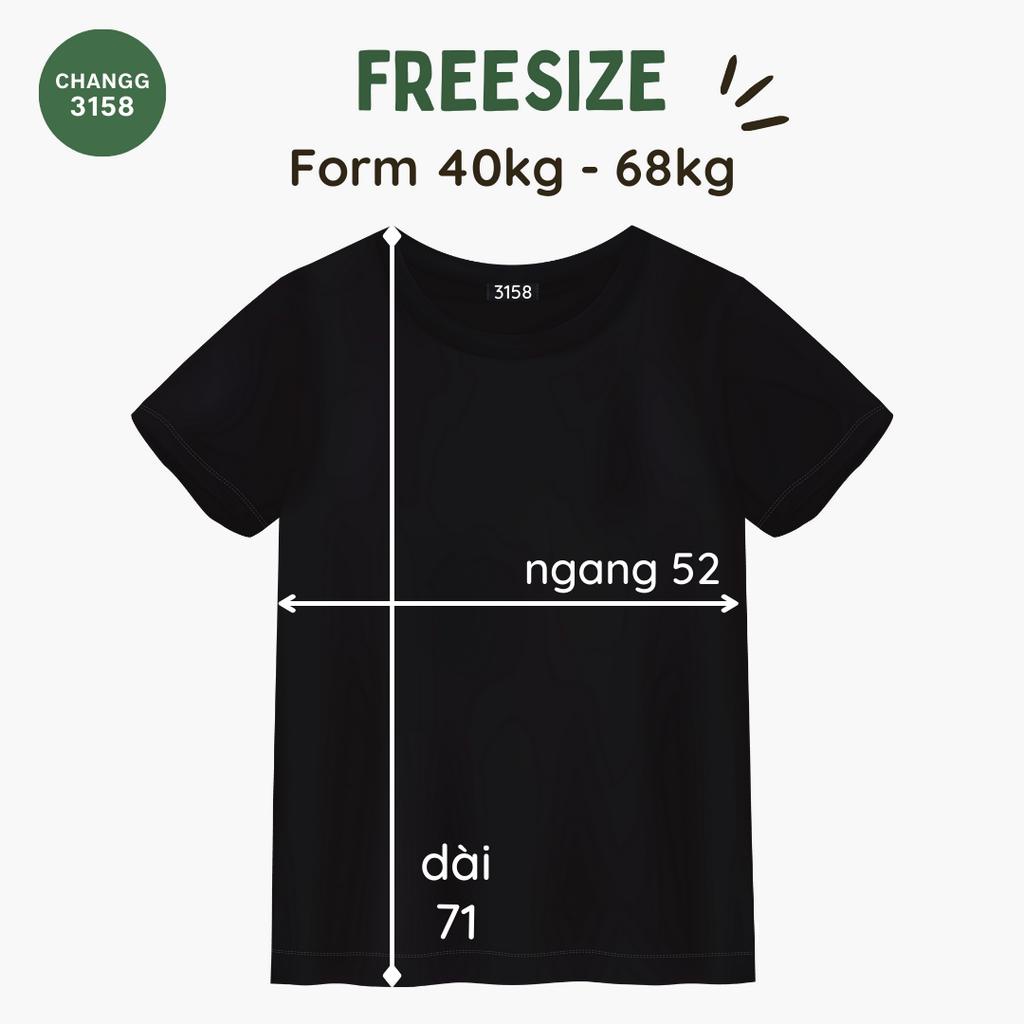 [ QUÀ TẶNG CỦA CHANG3158 LÀ MÓC KHOÁ BẠN NHÉ ] Áo Phông Boy &amp; Girl Mặc Đôi Dáng Rộng Nam Nữ Mặc Xinh Chất - CHANG3158