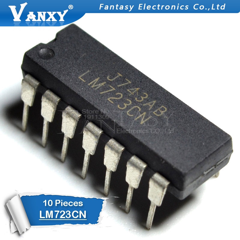 10 CÁI UC723L = LM723CN DIP14 LM723 DIP-14 MC1723CP DIP IC mới và nguyên bản