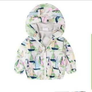 Áo gió trẻ em lót cotton