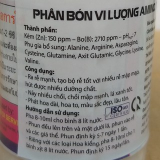 Phân Bón Vitamin B1 Thái Lan, Grofer Super Roots B1 (lọ 100ml)