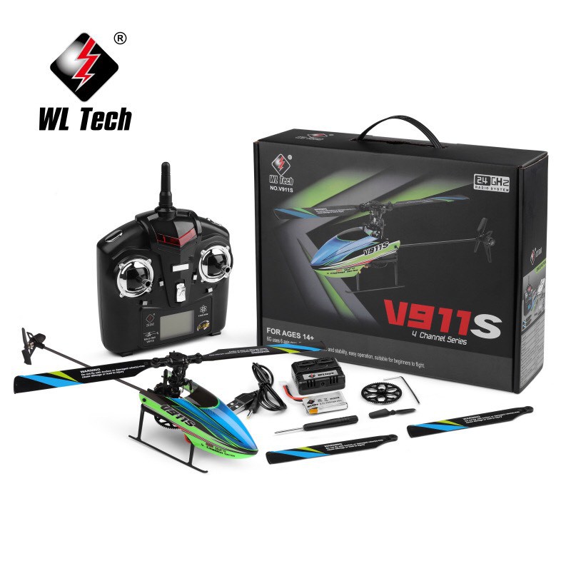Máy bay trực thăng Wltoy điều khiển từ xa V911S