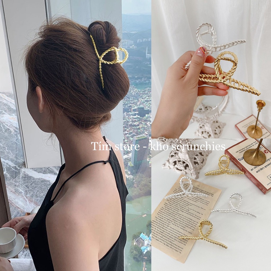 {Ảnh thật} KẸP DÀI, BẤU TÓC, KẸP CÁ MẬP KIM LOẠI, CAO CẤP, HOT TREND, ULLZANG