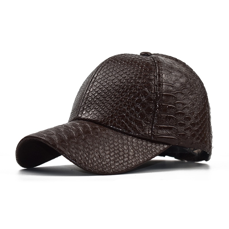 New Korean Style Pu Leather Caps