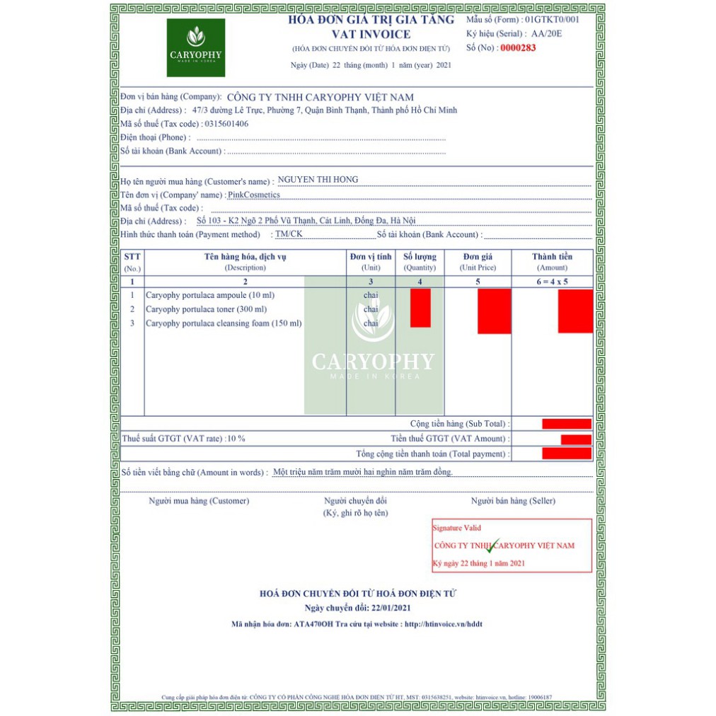 Tinh chất giảm mụn Caryophy Portulaca Ampoule 10ml | BigBuy360 - bigbuy360.vn