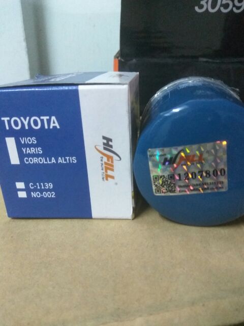 LỌC NHỚT XE VIOS -YARIS - ALTIS -ERTIGA -XL7 - WIGO