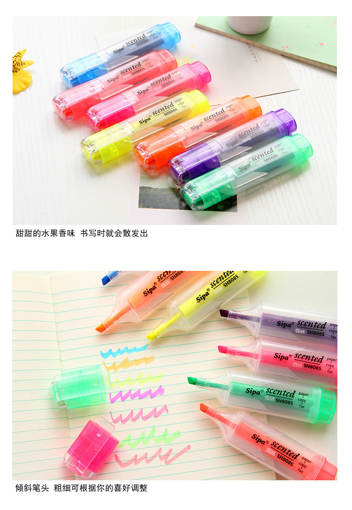 1 bút dạ quang nhiều màu