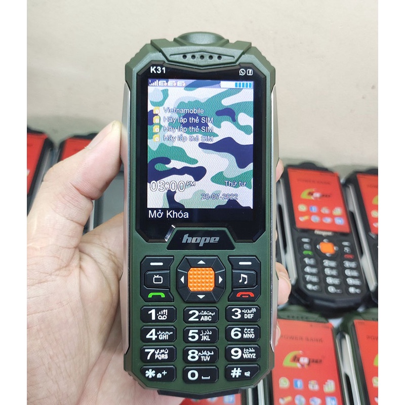 [Mới Fullbox] Điện thoại Hope K31 4SIM hỗ trợ nghe gọi tốt, loa to rõ ràng, pin khủng, độ bắt sóng tốt,1 khe thẻ nhớ