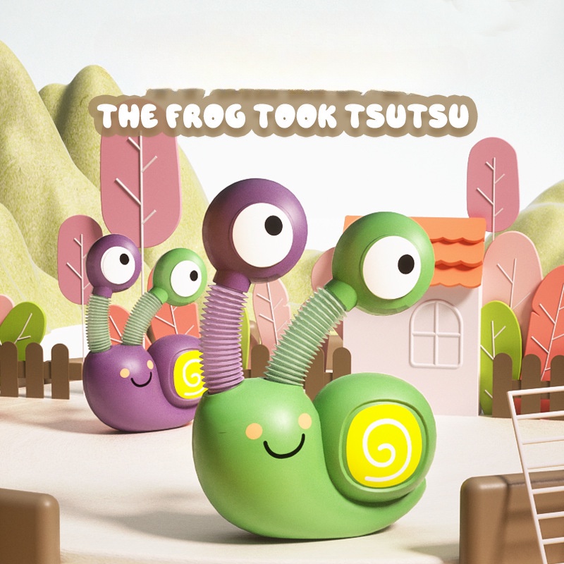 Đồ Chơi Ống Nhòm Có Chuông Hình Ốc Sên Vui Nhộn Cho Bé