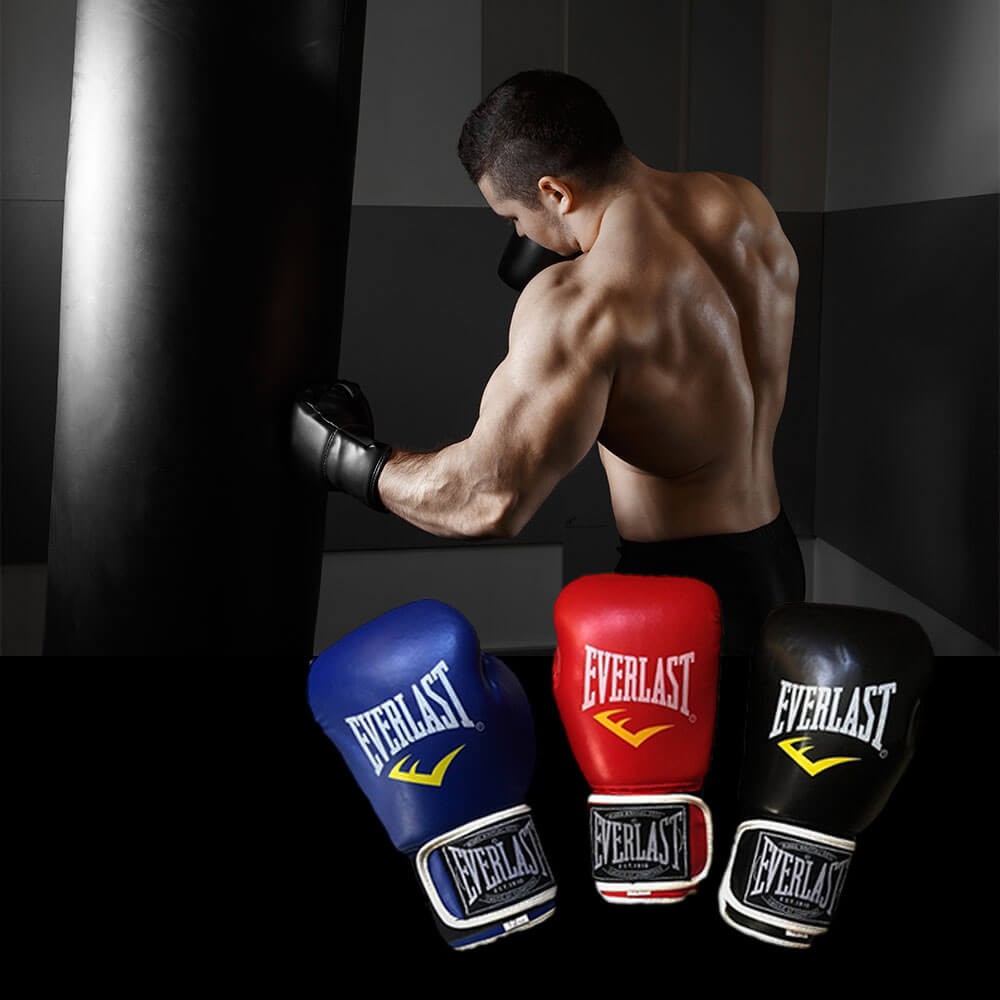 Găng tay đấm bốc Everlast tập luyện và thi đấu 12oz, 10oz ( Khách chọn kích thước)