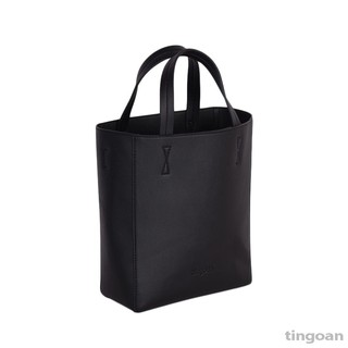 Túi da xách tay đen tingoan LIPA HANDBAG