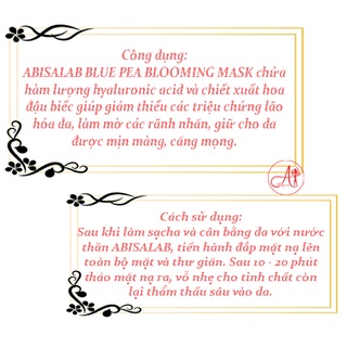 Mặt Nạ Căng Bóng ABISALAB