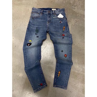 Quần jeans nam 𝔾𝕦𝕔𝕔𝕚 thêu hoạ tiết cực chơi bời