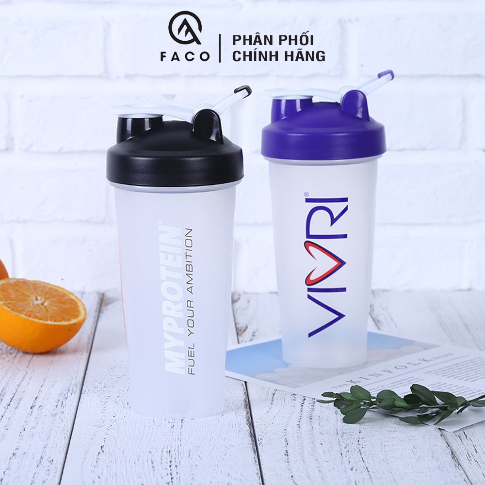 Bình Nước Thể Thao Shaker Chạy Bộ, Tập Gym, Chơi Thể Thao MYPROTEIN 700ML - AL036