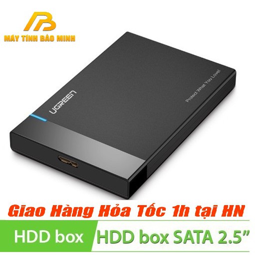 Hộp Đựng Ổ Cứng 2.5 inch USB 3.0 Ugreen 30847 - HDD Box Chính Hãng